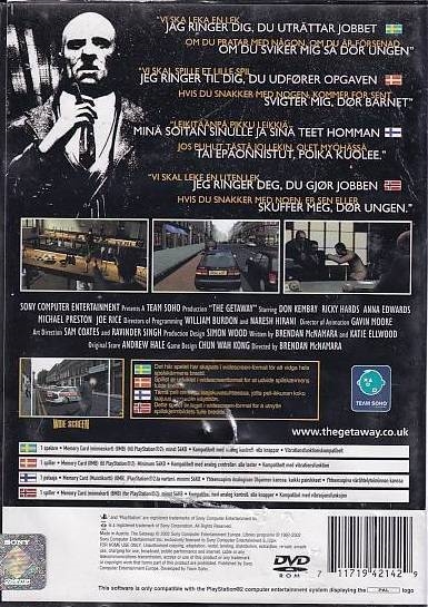 The Getaway - PS2 (Genbrug)